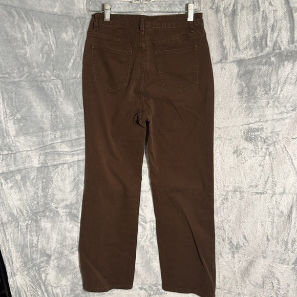 Cider Chocolate Brown High-Waisted Pants women’s size small - Picture 3 of 8